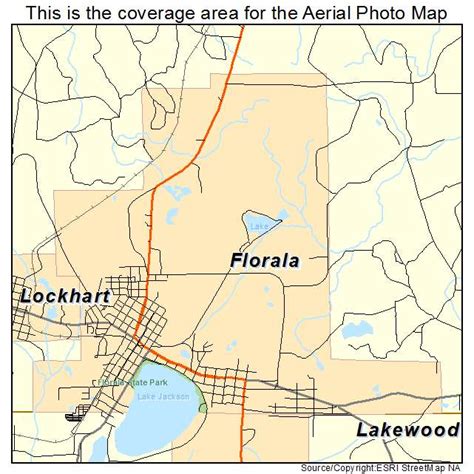 Aerial Photography Map Of Florala Al Alabama