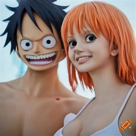 Luffy And Nami From One Piece On Craiyon