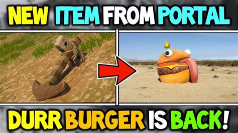 Fortnite New Durr Burger Is Back Anchor Has Appeared Season 5
