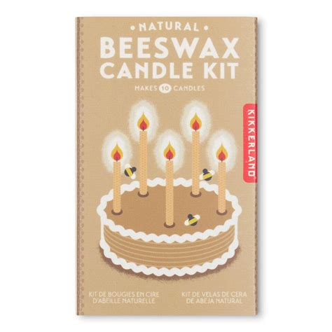 Buy Kikkerland Natural Beeswax Candle Kit