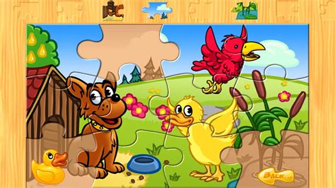 A Farm Animal Jigsaw Puzzle For Kids And Toddlers Online Game Hack And