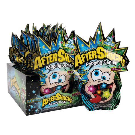 Aftershock Popping Candy Blue Raspberry 24 Box Ubicaciondepersonas