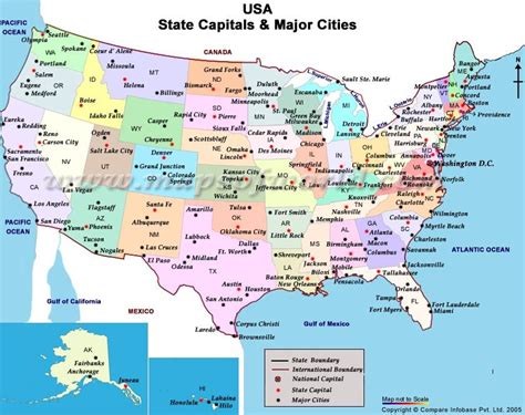 Capitales Des Usa Carte Voyage Carte Plan