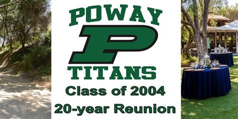 Poway High School Class Of 2004 20 Year Reunion Myevent