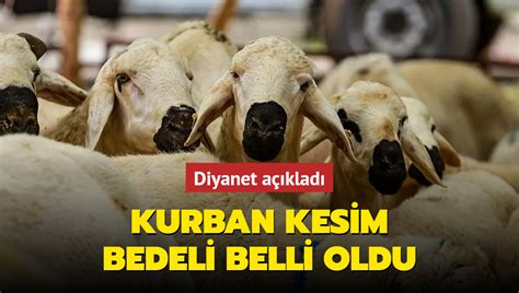 Vekaletle kurban kesim bedeli açıklandı