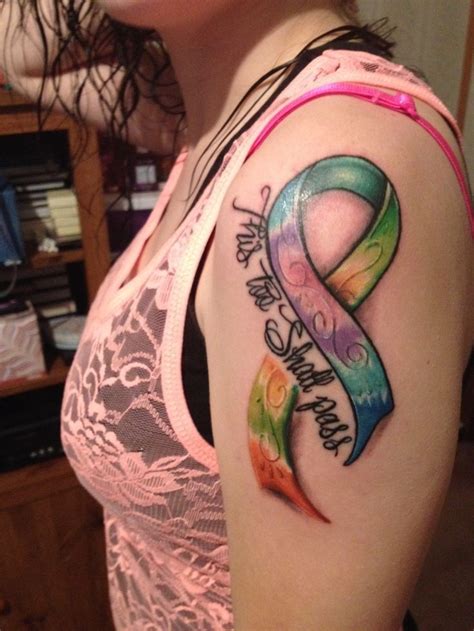 Pin By Nan Hurst On Me Cancer Ribbon Tattoos Cancer Awareness Tattoo