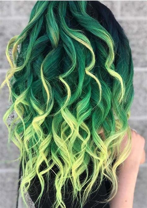 Nice 30 Cool Hair Color Ideas Exotic Hair Color Dark Green Hair