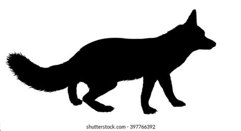 Fox Silhouette Royalty Free Stock Svg Vector
