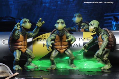 Tmnt teenage mutant ninja turtles donatello7action figure 1990 movie collection. TMNT (1990 Movie) Baby Turtles 1/4 Scale Figure Set