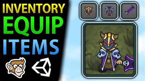 How To Equip Weapons And Items In Unity Drag Drop Inventory