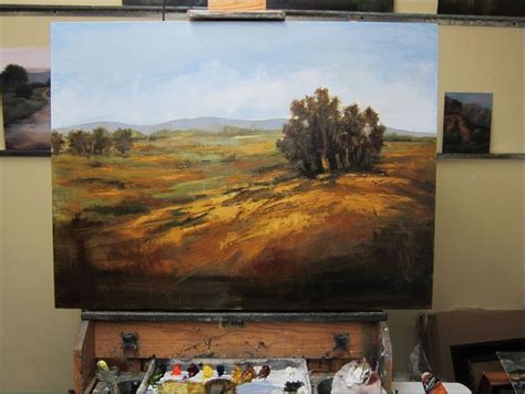 Autumn Field An Oil Painting Demonstration Art Instruction Blog