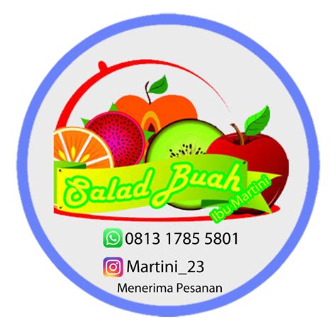 Detail Contoh Stiker Salad Buah Koleksi Nomer 11