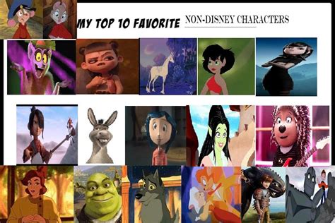 My Top 10 Favorite Non Disney Characters By Smoothcriminalgirl16 On