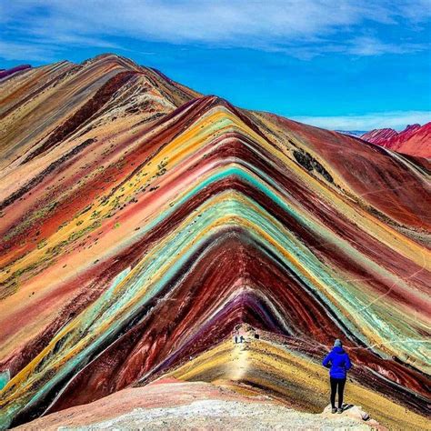 Check Out This Incredible Shot Of Rainbow Mountain In Vinicunca Peru
