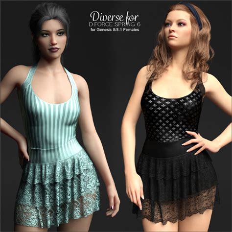 Diverse For Spring 6 For G8f And G81f Daz3d And Poses Stuffs