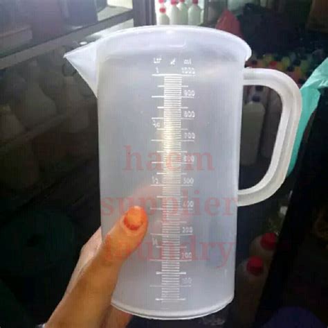 Takaran 1 Liter Air Dalam Gelas Jual Gelas Ukur Takaran 1 Liter Di Lapak Haem Supplier Laundry