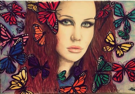 Art Butterfly Portrait