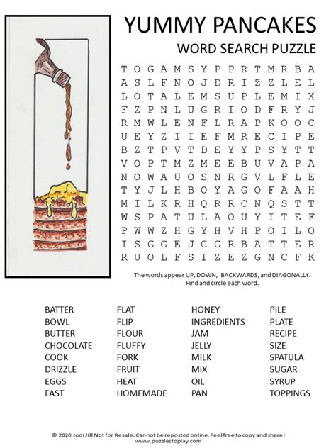 Food Word Search Puzzles Puzzles To Play