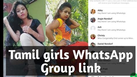 Latest Tamil Girls Whatsapp Group Links In 2020 Whatsapp Group Tamil