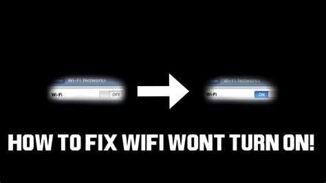 How To Fix Iphone Wifi Wont Turn On Greyed Out Youtube