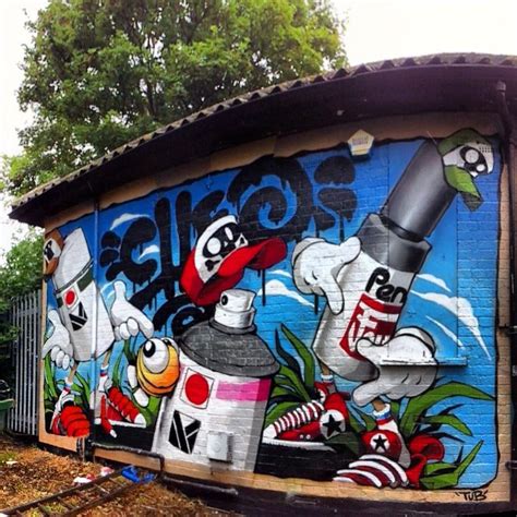 Street Art By Cheo At The Dugout In Bartonhill Art