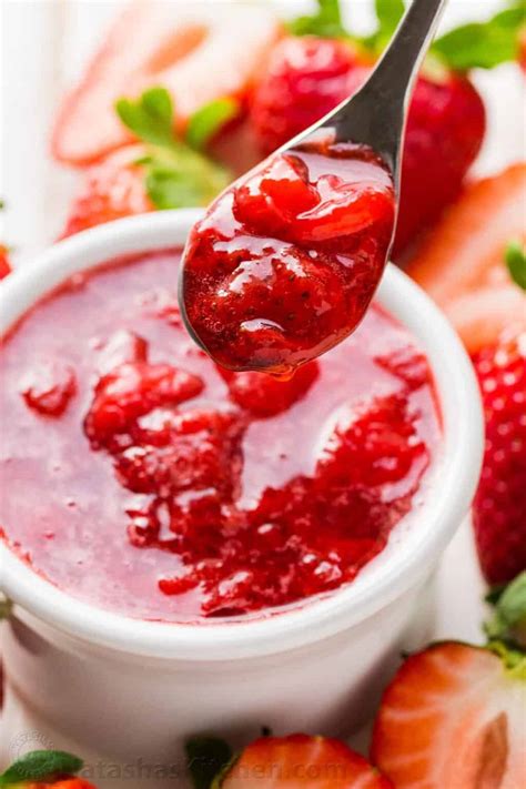 strawberry sauce recipe strawberry topping