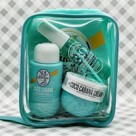 Sol De Janeiro Coco Cabana Jet Set Cream Body Cleanser Perfume Mist New Picclick