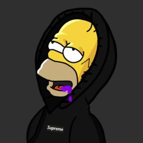 Download Bart Simpson Supreme Cool Xbox Profile Picture