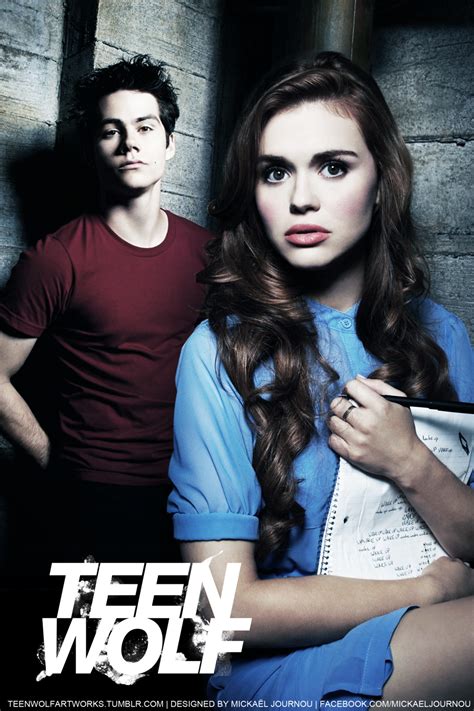 stiles lydia teen wolf promo poster by fastmike on deviantart