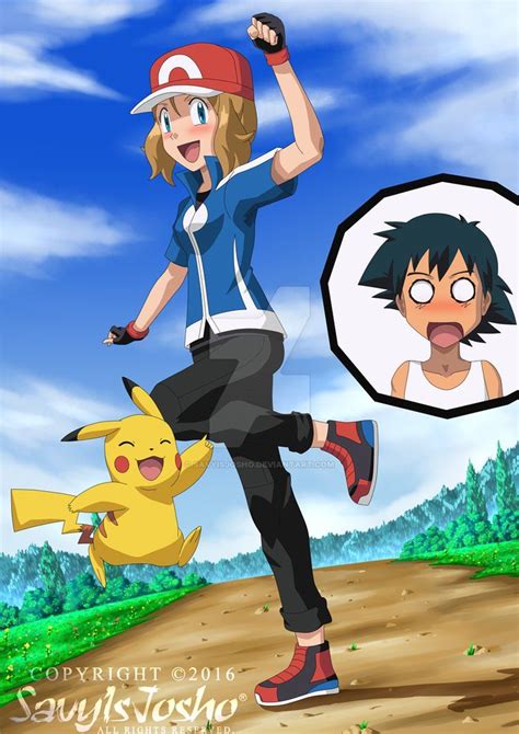 AMOURSHIP Serena Becomes Ash By SavyIsJosho On DeviantArt Amourshipping Ash X Serena