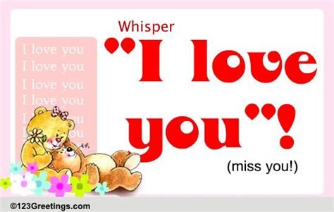 My Favorite Thing Free Whisper I Love You Day Ecards Greeting Cards