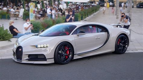 A Nice Bugatti Chiron Driving Through Monaco Rbugatti