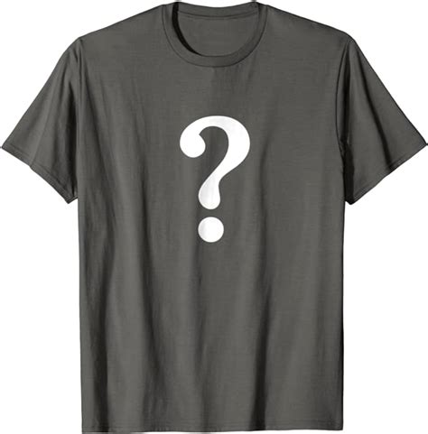 Question Mark T Shirt Funny Grammar Clothing