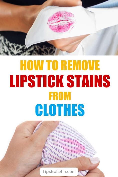 3 Fast And Easy Ways To Remove Lipstick Stains From Clothes Removing