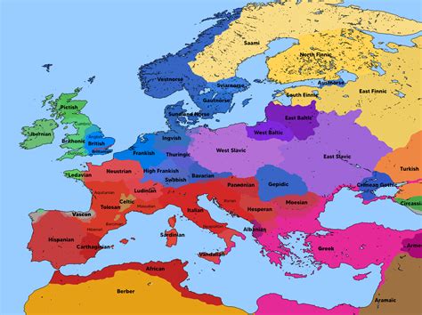 Map Of Europe 1000 Bc Gisele Ermentrude