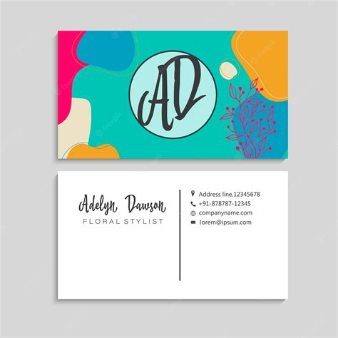 Premium Vector Vector Abstract Creative Business Cards Set Template