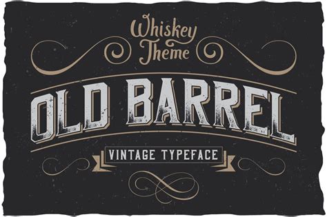 Oldbarrel Vintage Typeface ~ Display Fonts On Creative Market Web