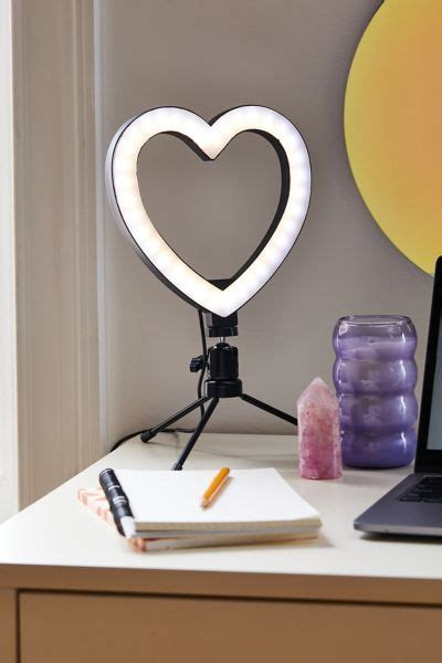 Brilliant Ideas Heart Shaped Vlogging Ring Light Urban Outfitters