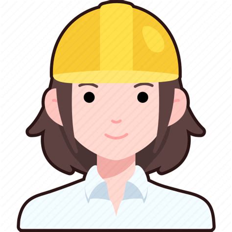 Engineering Woman Girl Avatar User Person Labor Icon Download