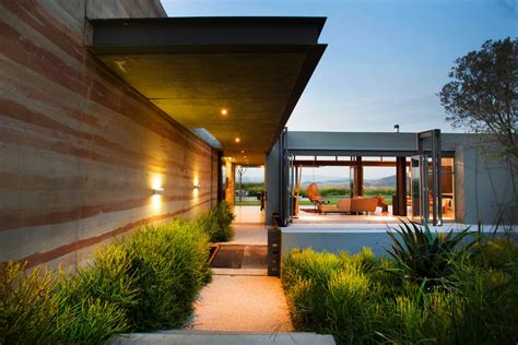 Modern Residential Architecture Inspiration View Through Entryway