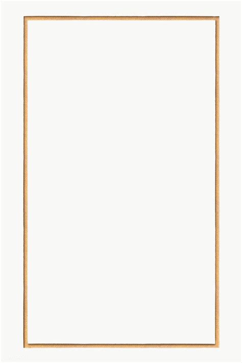 Rectangle Gold Frame Design Element Free Image By Jira