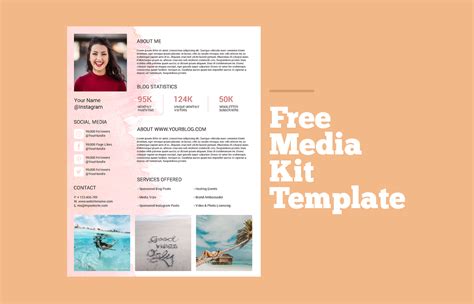 what is a media kit step by step guide on how to create one and a free designer template — this