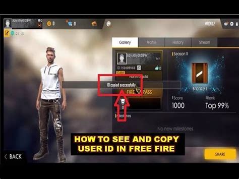We did not find results for: How to See and Copy User ID In Free Fire Game - YouTube