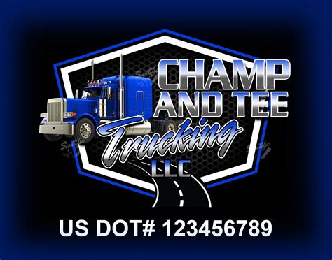 Trucking Company Logo Moving Truck Business Logo Semi Truck Etsy
