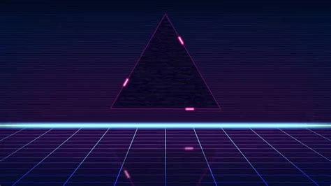 Retrowave Background Loop Stock Motion Graphics Motion