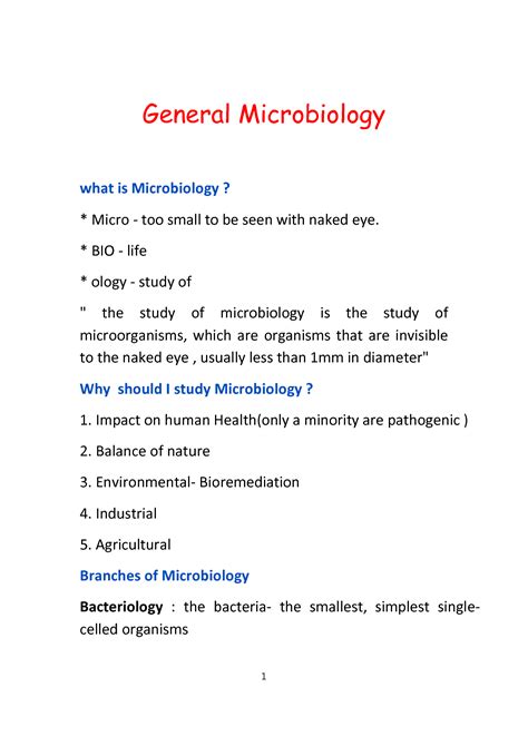 Solution General Microbiology Pdf 1 Studypool