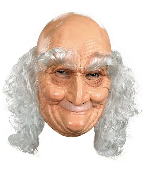 You cannot deny that lots of long hairstyles for men look really cool. Old Man Halloween Mask - Costume Mask