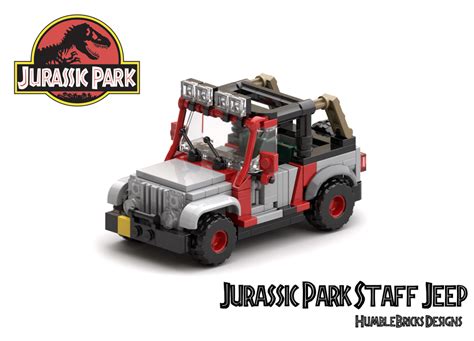Lego Moc 25926 Jurassic Park Staff Jeep Jurassic World 2019