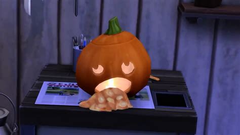 How To Carve A Pumpkin Sims 4