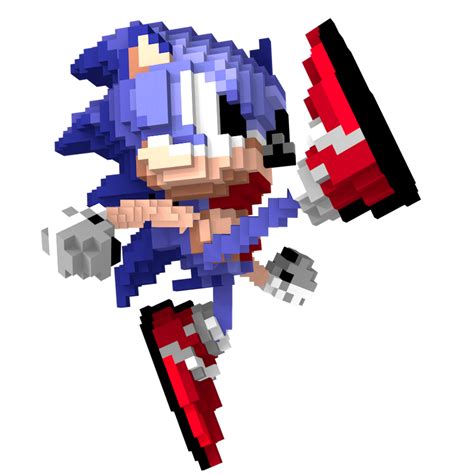 Pixel Sonic By Nibroc Rock On Deviantart